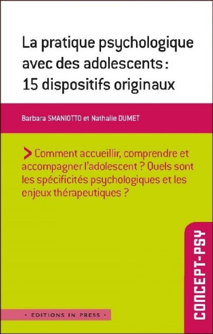 La pratique psychologique auprès des adolescents